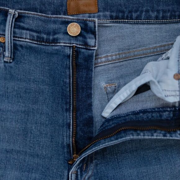 Mother Denim Swooner Rascal Slim Jeans Classic Wash Until Next Time Size 28 - Picture 5 of 10